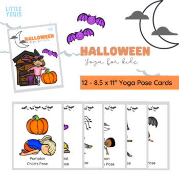 Halloween Yoga Cards