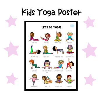 Kids Yoga Poster for the Classroom
